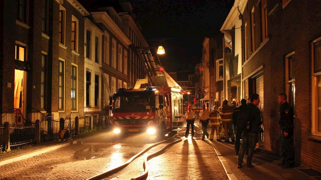 Brand in monumentaal pand in Zwolle