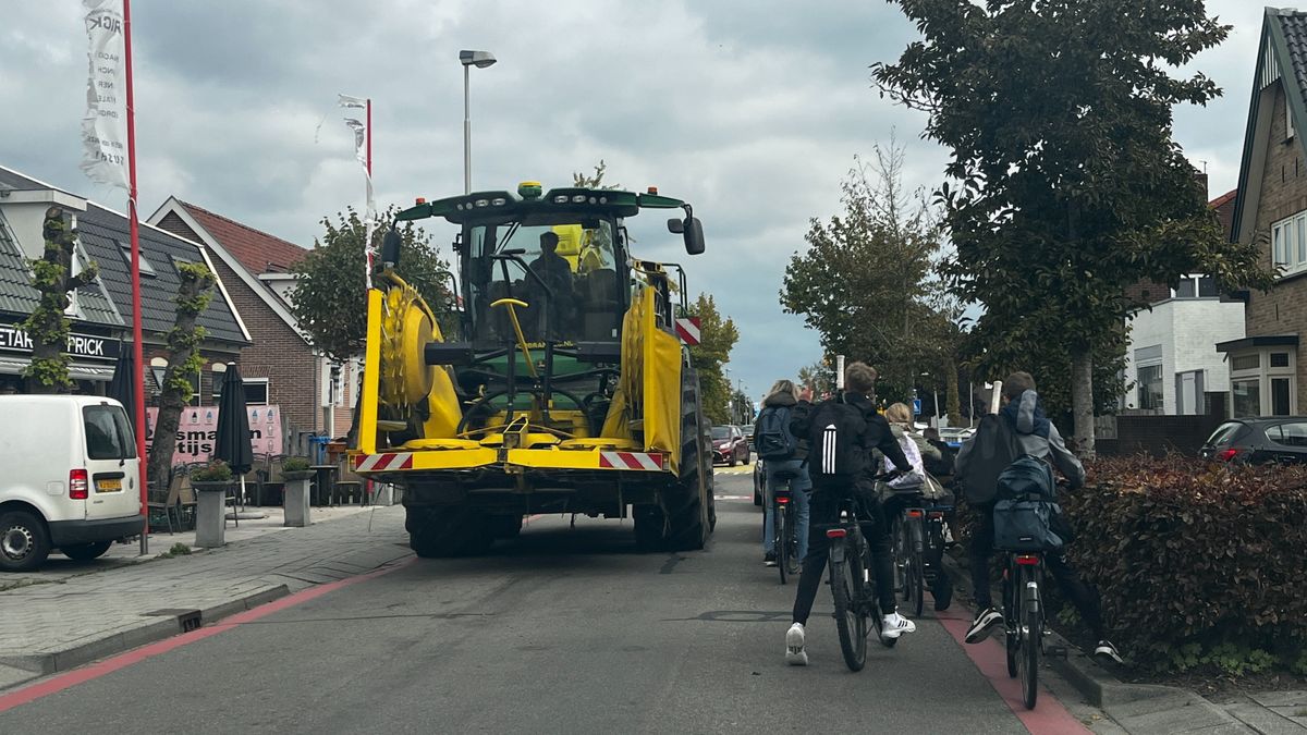Vrachtwagenverbod moet dorp veiliger maken: 'Fietsers vliegen stoep op'