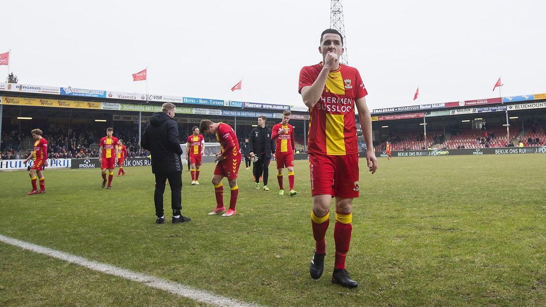 Go Ahead Eagles druipt af na de 0-4 nederlaag