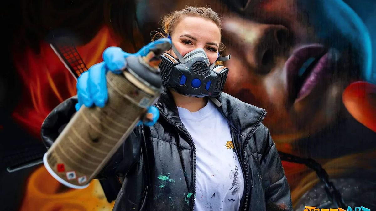 Rosalie maakt muurschilderingen over de hele wereld: 