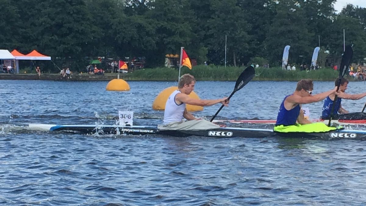 Albart Flier uit Grafhorst verrast bij NK kanovaren in Kampen