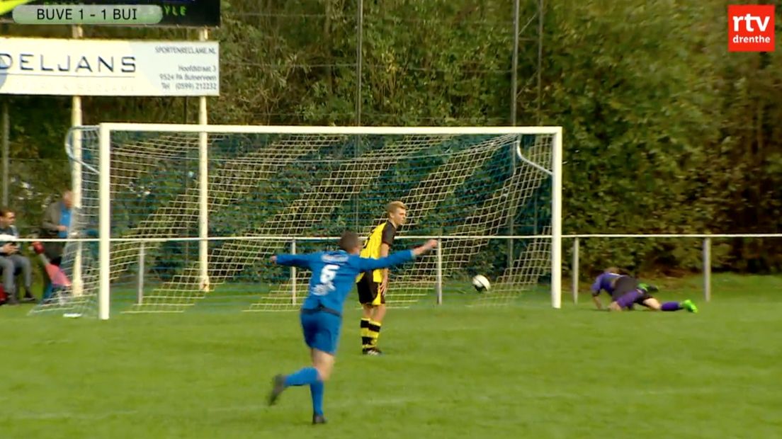 Buinerveen juicht, maar kwam niet verder dan 1-1 tegen Buinen