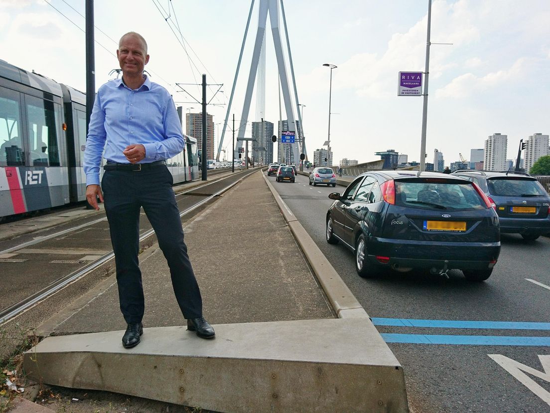 Sander van Beurden, manager bereikbaarheid van de gemeente Rotterdam