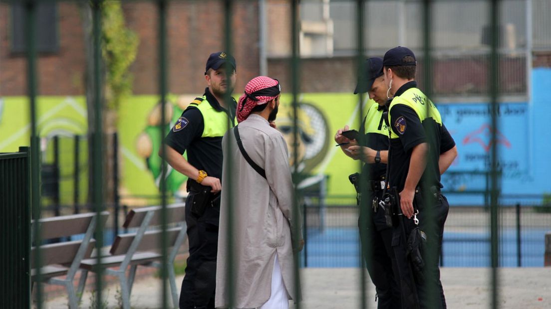 Aanhouding moslim in Den Haag
