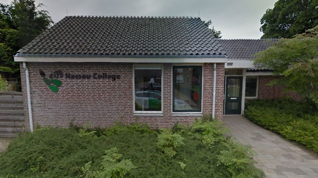 De locatie van het Dr. Nassau College in Norg (Rechten: Google Street View)