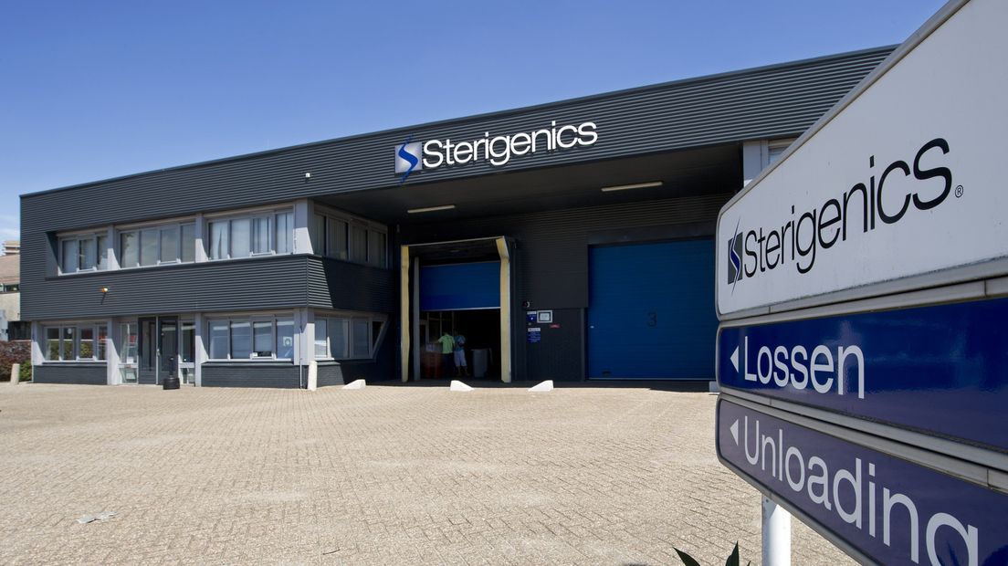 Het pand van Sterigenics in Zoetermeer