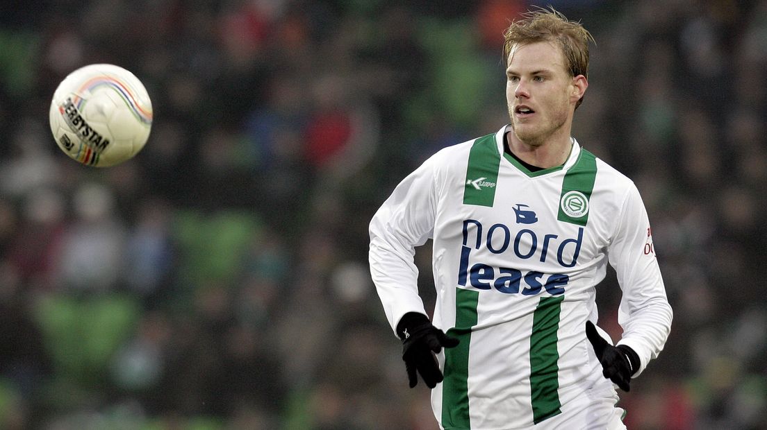 Fredrik Stenman in het shirt van FC Groningen