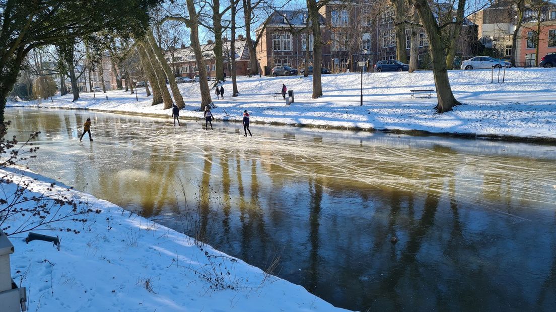 Singelschaatsers in Utrecht