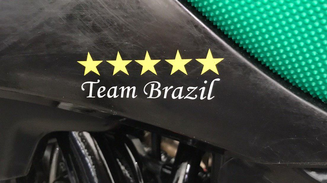 Team Brazil gebruikte vandaag een Drentse motor (Rechten: Karin Mulder / RTV Drenthe)