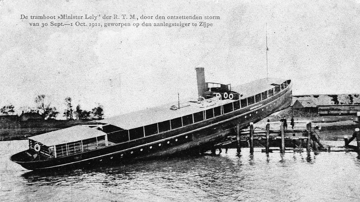 Stormramp van 1911 was 'catastrofaal' voor Bruinisse