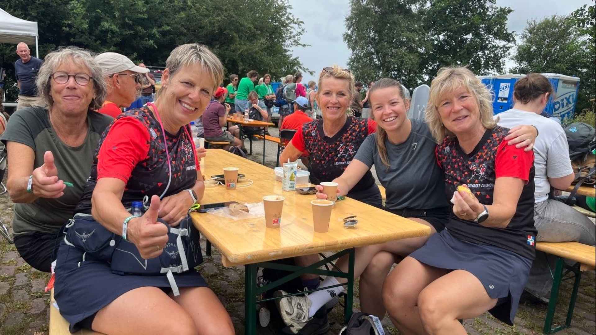 Loopgroep Zuidhorn houdt lunchpauze
