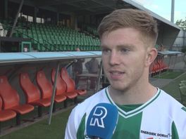 Devin Haen weer belangrijk voor FC Dordrecht: 'Zat lekker in de wedstrijd'