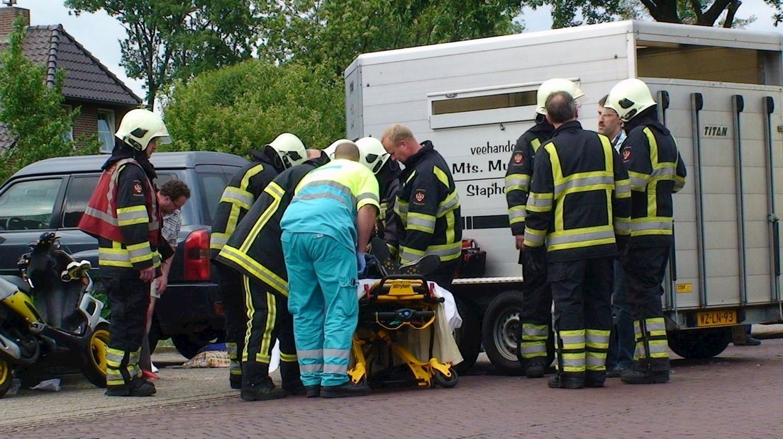 scooterrijder in Staphorst gewond