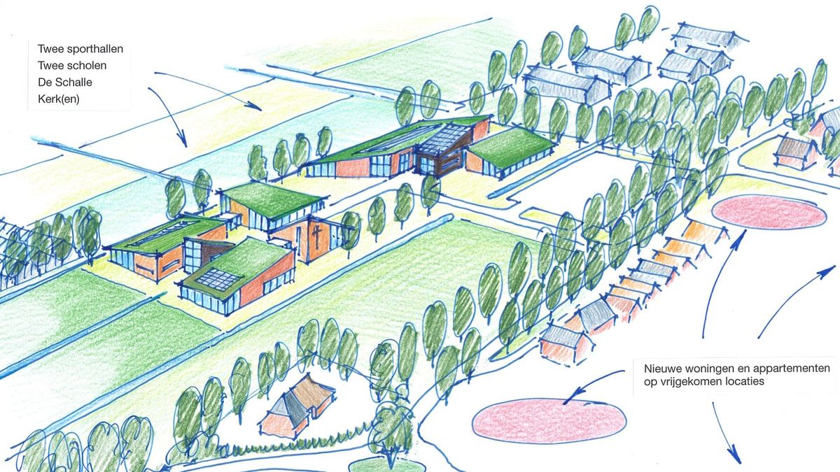 Nijeveen komt met eigen plan: een multifunctioneel centrum voor sport, onderwijs, geloof en cultuur