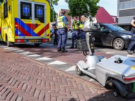 Scootmobieler gewond na botsing met auto in Emmen
