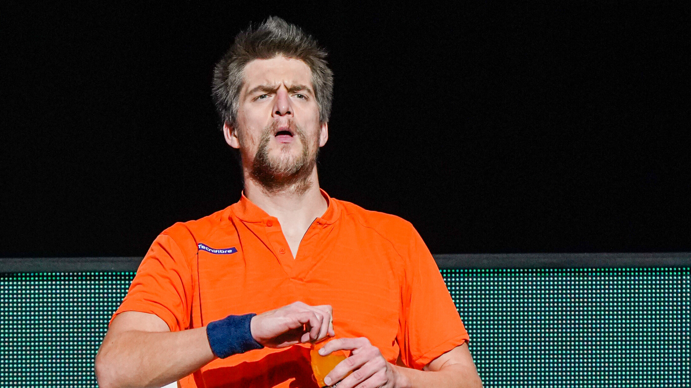 Sander Arends baalt