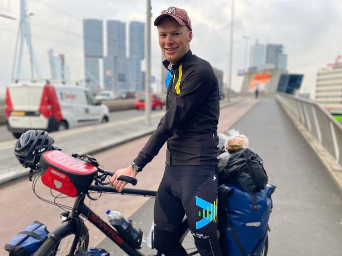 Thomas Grolleman gaat op de fiets naar China