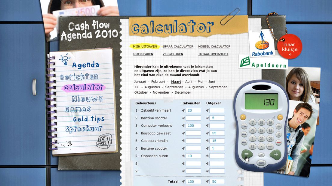 Kinderen van basisschool 'De Touwladder' in Apeldoorn hebben een primeur; ze zijn de eersten die met een digitale geldagenda gaan werken.