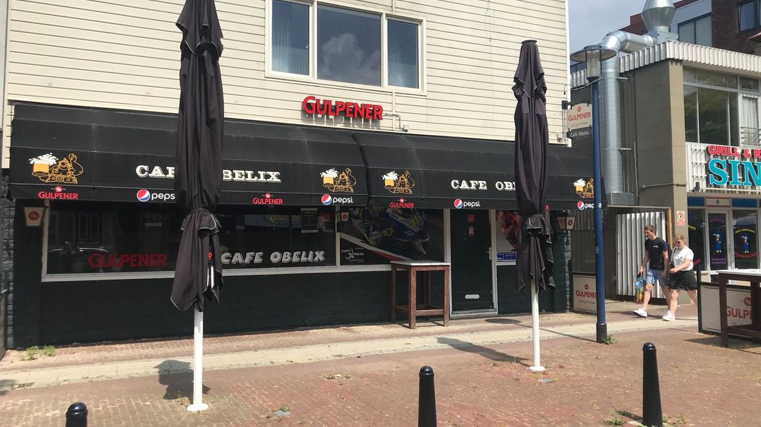 De horeca in Drenthe, zoals Café Obelix in Assen, blijft voorlopig dicht (Rechten: RTV Drenthe / Margriet Benak)