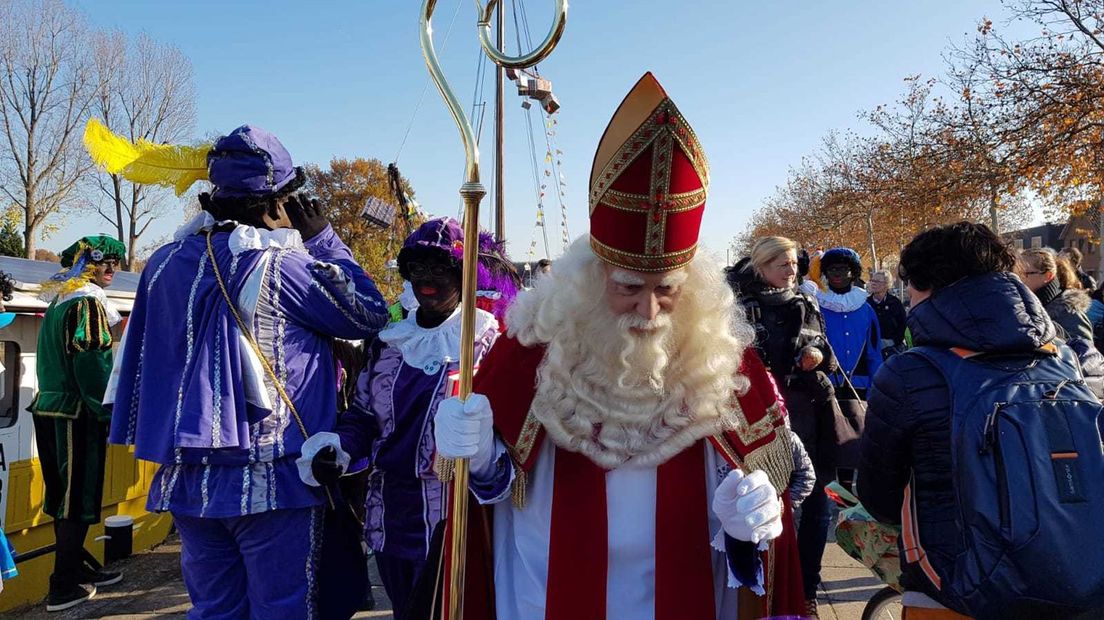 De aankomst van Sinterklaas in Amersfoort.