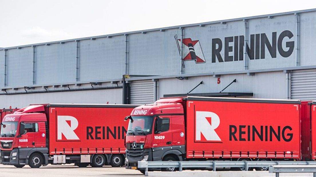 Vrachtwagens van Reining Transport