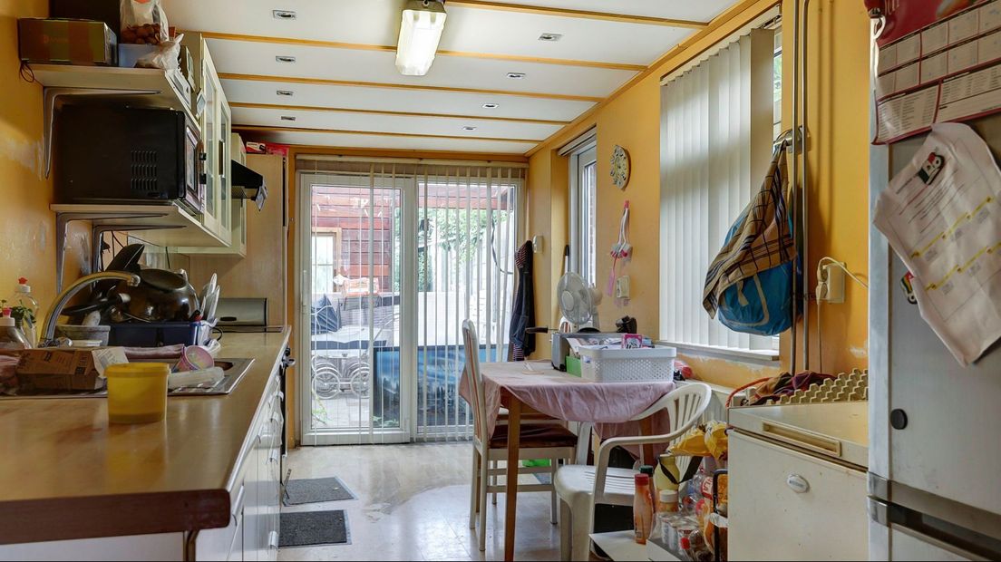 De keuken van de 'te moderniseren vrijstaande woning'