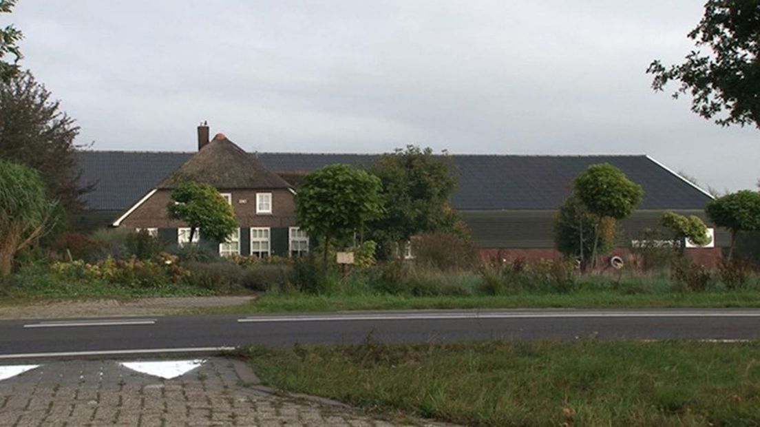 De varkenshouderij aan de Nijverdalseweg in Mariënheem