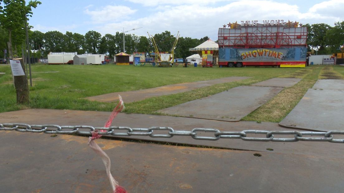 Festivalterrein Bornerbroek tijdens Ronde van Overijssel gesloten