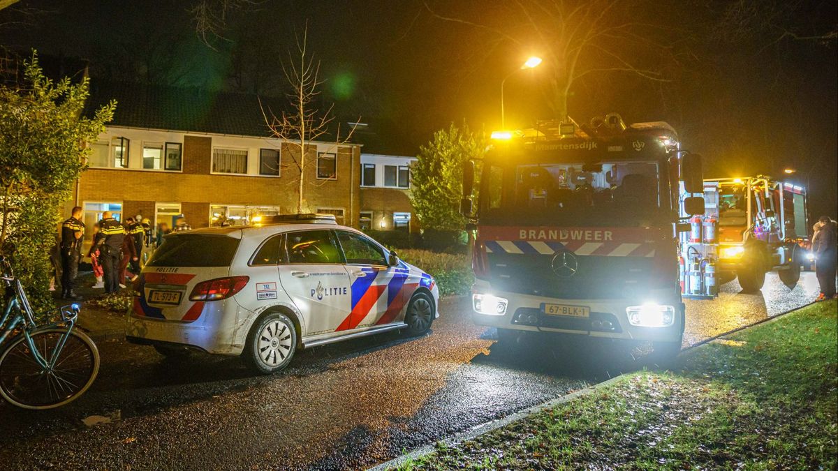 Explosief gaat af in woning Maartensdijk, huis staat vol rook: 'We hoorden twee harde knallen'