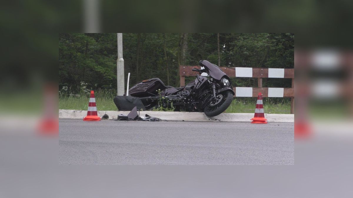 Motorrijder onderuit bij Oudehorne