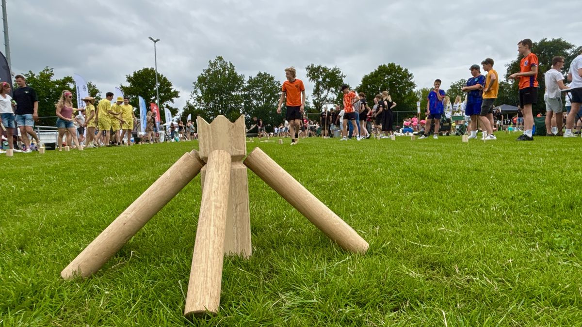 NK kubb in Nijeveen: campingspel razend populair