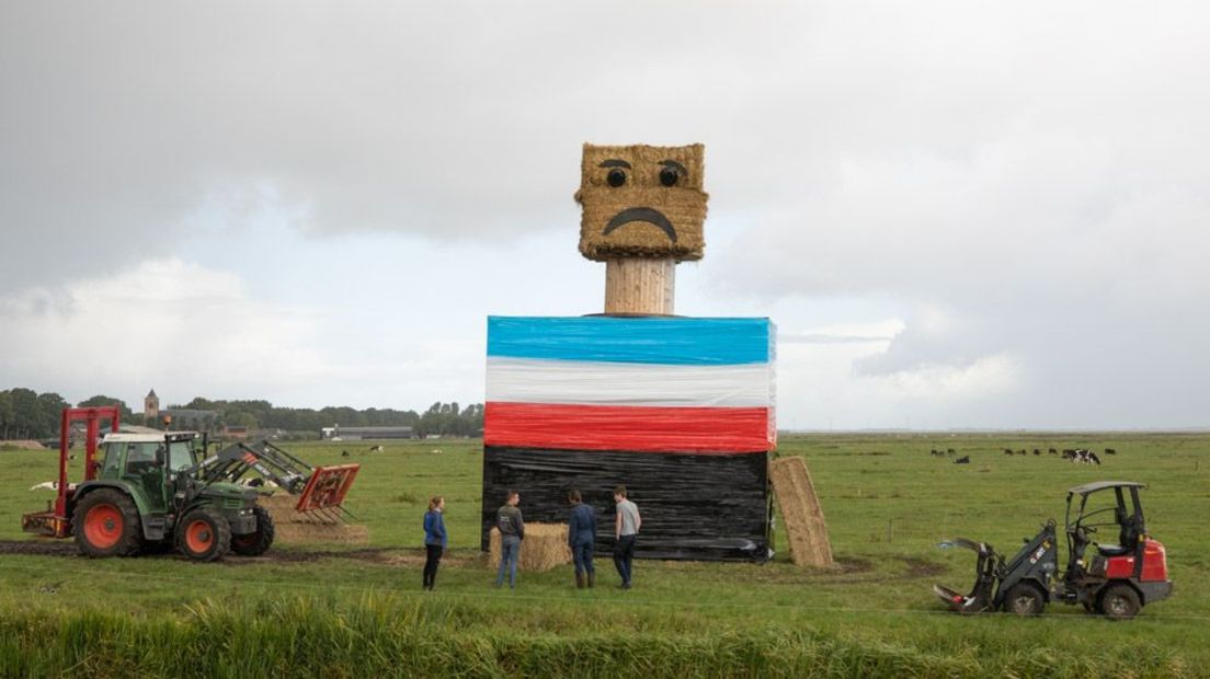 De bekende stropop in Eemnes, die inmiddels is weggehaald.