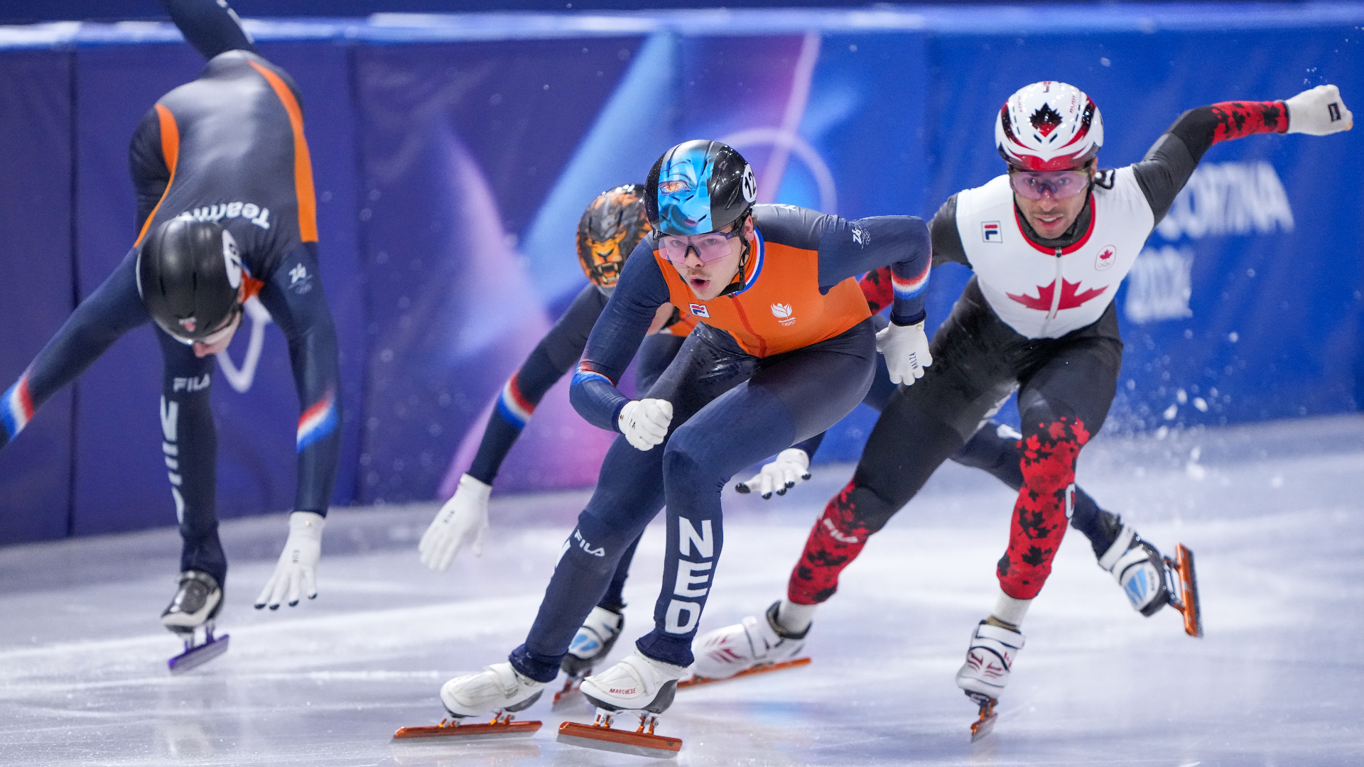 Bondscoach Kerstholt woedend op Canadese shorttracker Dandjinou