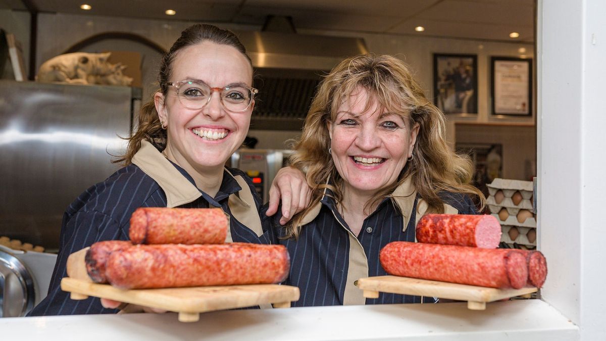 Vrouwen runnen slagerij Langweer: 