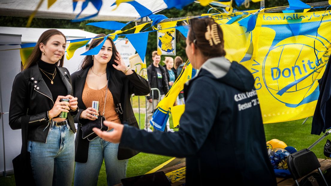 Studenten tijdens de voorbije KEI-week