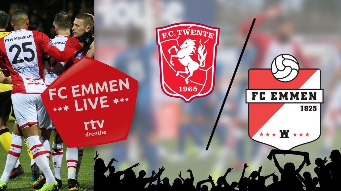 Volg FC Twente - FC Emmen van minuut tot minuut via de liveblog (Rechten: RTV Drenthe)