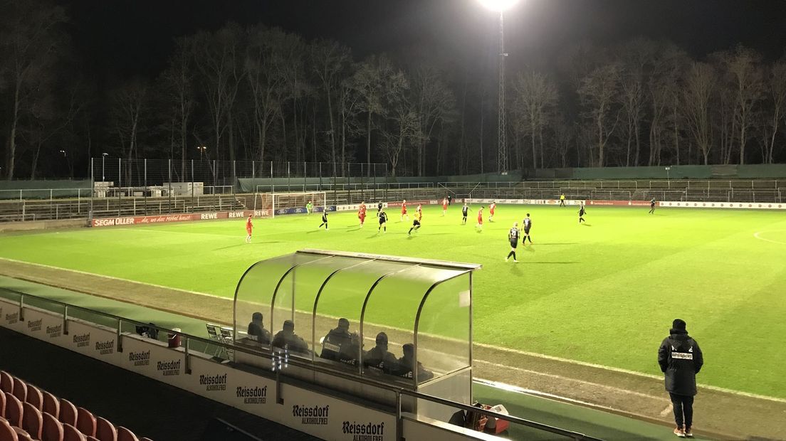 Het oefenduel in Duitsland werd met 1-3 verloren