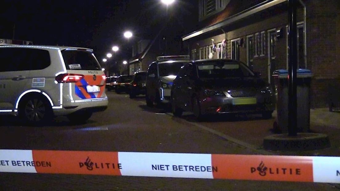 De locatie van de schietpartij in Enschede