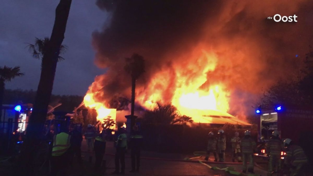 Grote brand in Giethmen