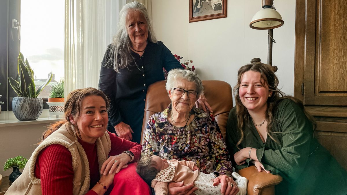 Vijfde generatie dient zich aan in deze Drentse familie: 'Wat 'n mooi