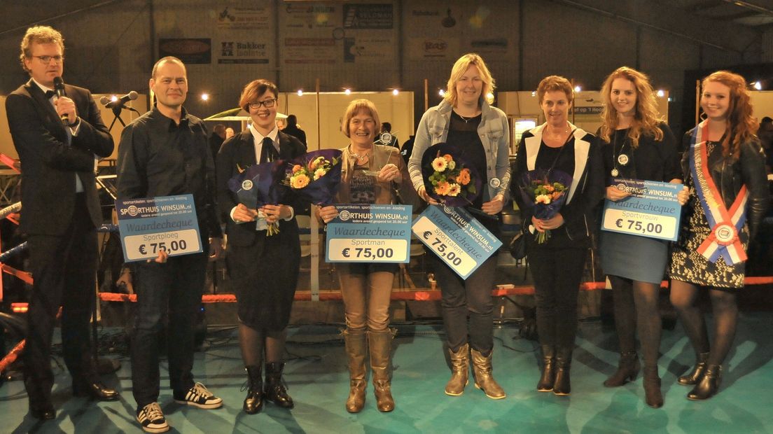De winnaars van het Noord-Groninger Sportgala van vorig jaar.