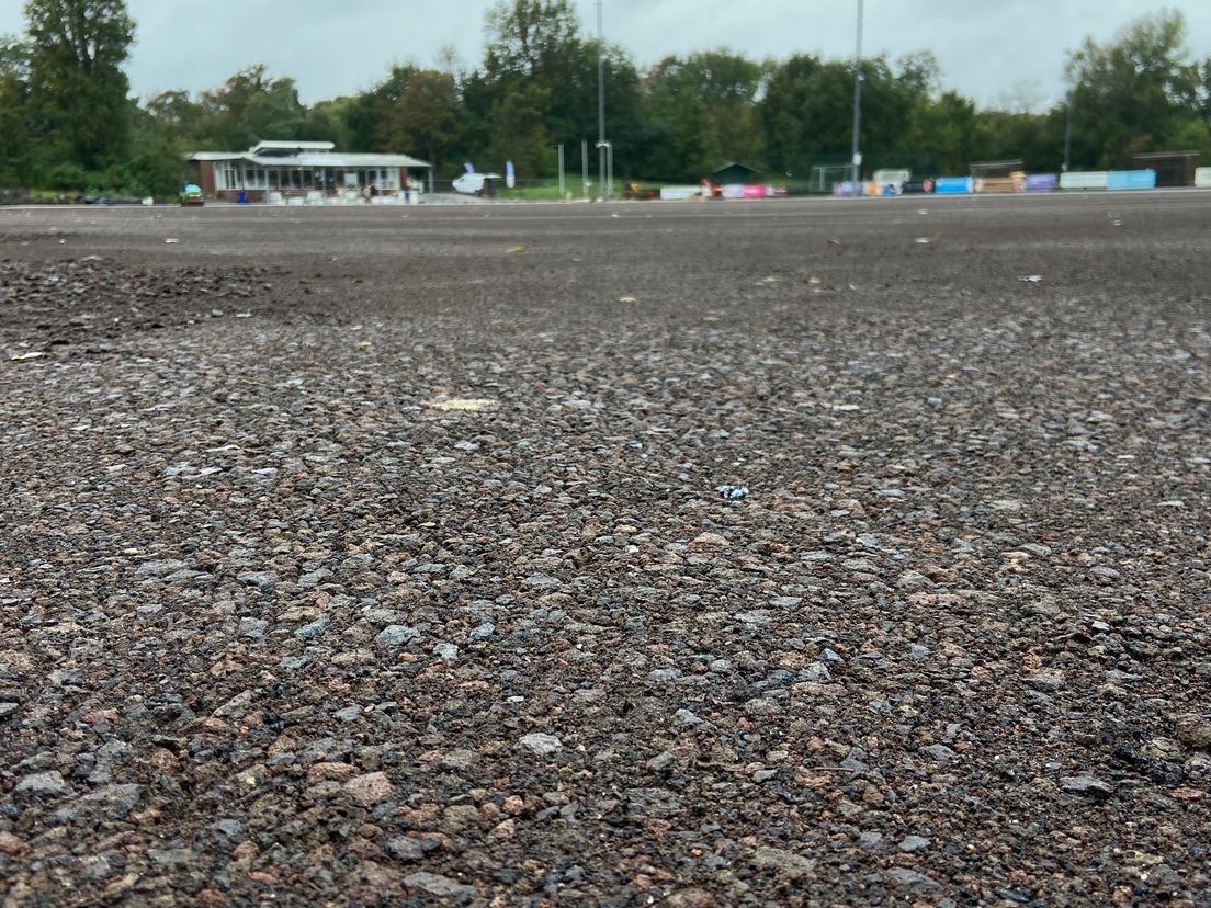 Het nieuwe waterveld in aanleg