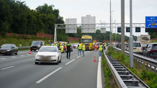Hevig ongeval op A28 bij Zwolle. Hevig ongeval op A28 bij Zwolle.
