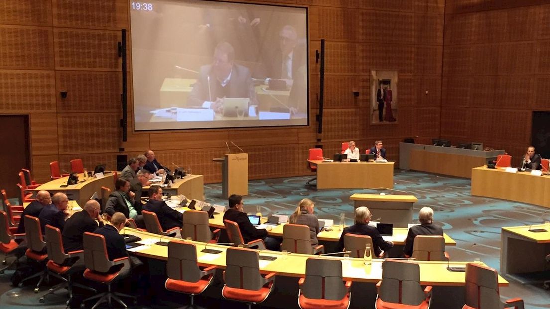 Vergadering op het provinciehuis in Zwolle