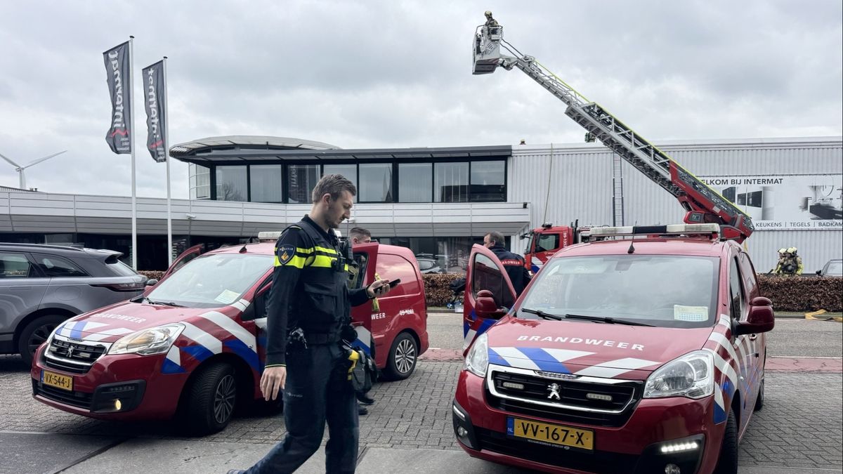 Brand op bedrijventerrein in Mijdrecht