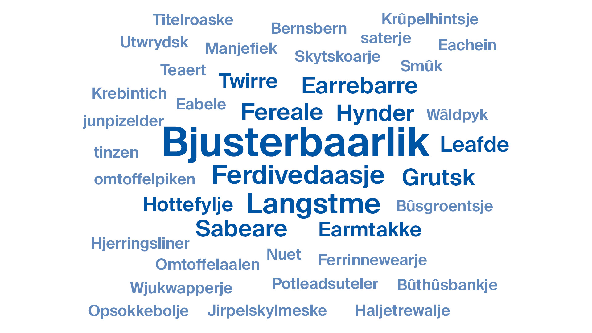 Van 'omtoffelpiken' tot 'hottefylje': dit zijn de favoriete Friese