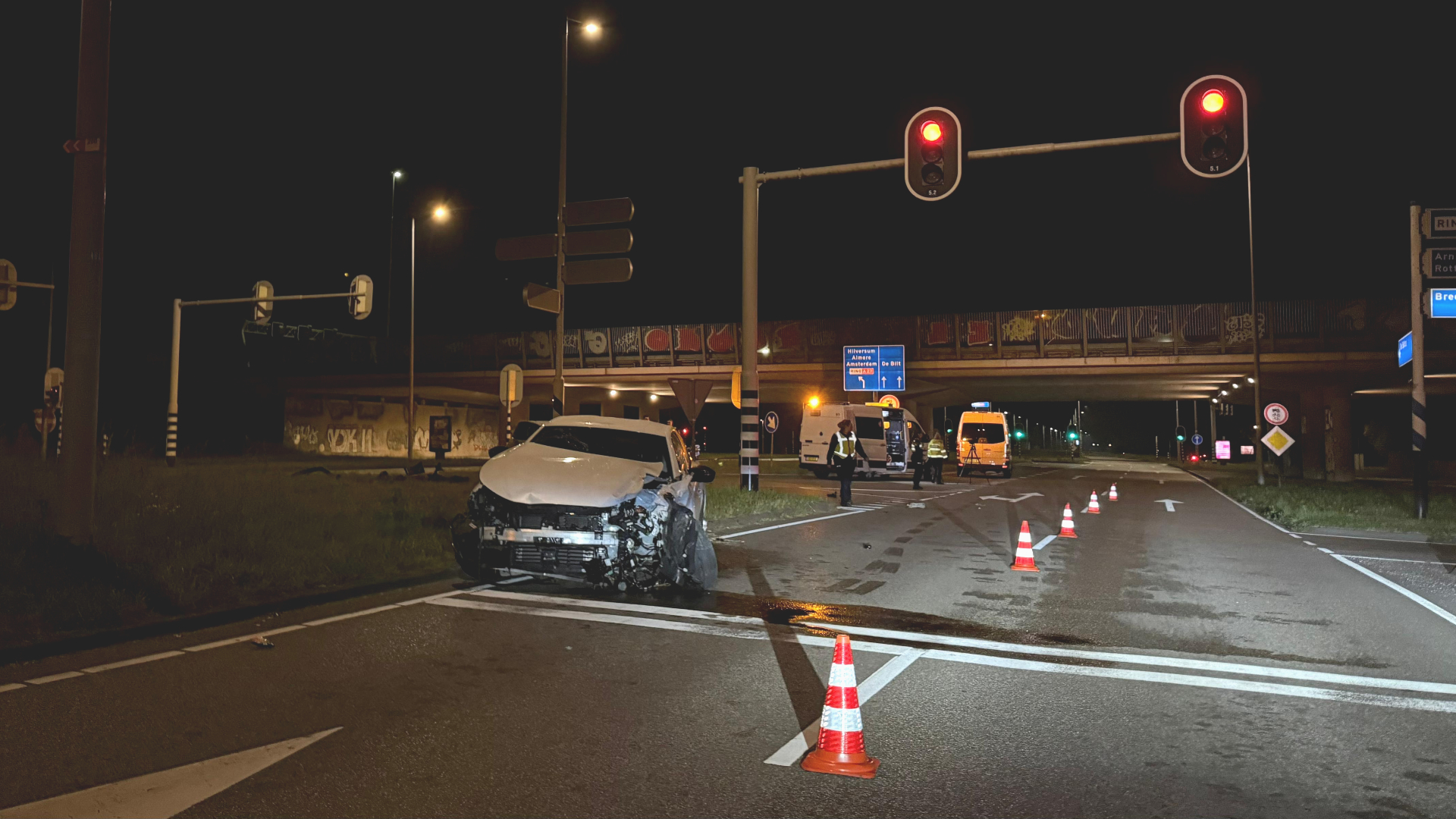 Zwaargewonde na botsing, verdachte bleek onder invloed