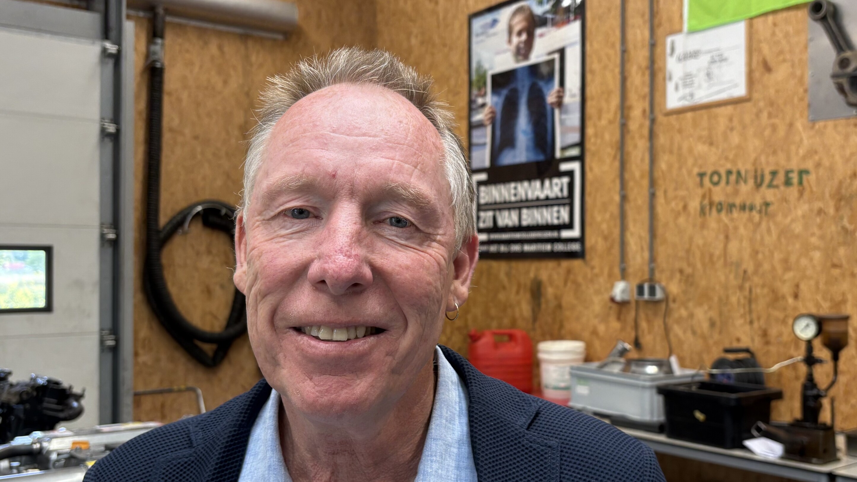 Ald-direkteur Maritime Akademy Arjen Mintjes giet it wetter op: "Ik kin net stilsitte"