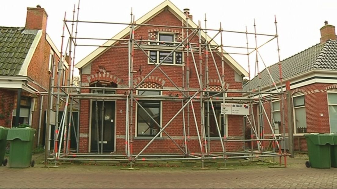 Ruim twee jaar stond het huis er zo bij