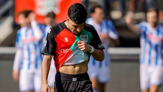 NEC loopt schade op in strijd om plek twee, 2-2 tegen Heerenveen